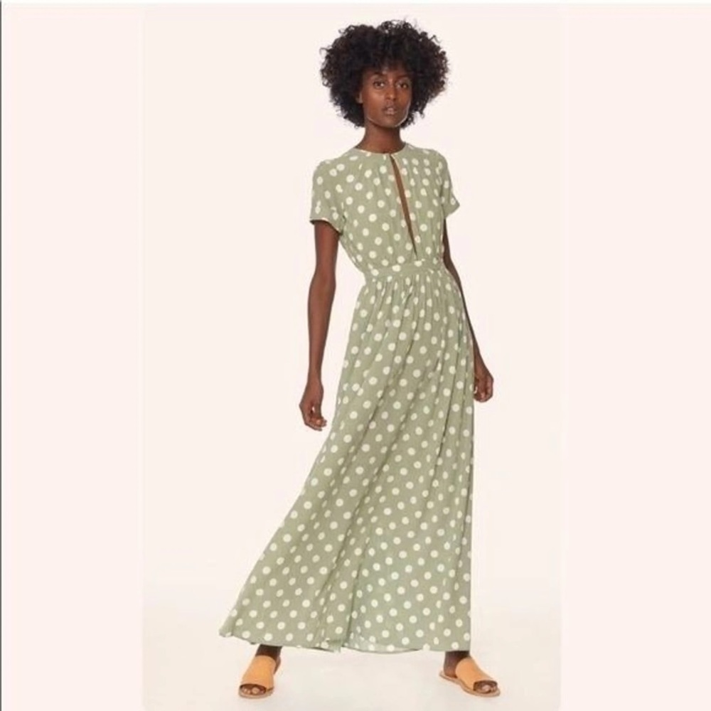 Mara Hoffman Polka Dot Maxi Dress